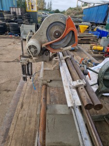 Long Metal Circular Bench saw