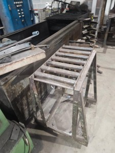 industrial Gas furnace and quenching tank with oil and hood Forge/Farrier