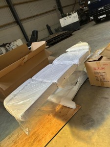 Electric treatment bed. 