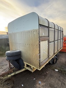 12ft livestock trailer converted into beaters trailer 