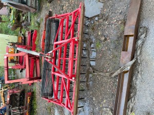 KTF Sand harrow with crumbler roller.