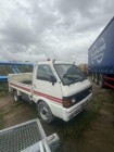 Mazda bongo flatbed truck with drop down sides and tail lift and hiab