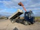 Vintage ford-iveco cargo 7.5t tipper lorry with atlas crane 